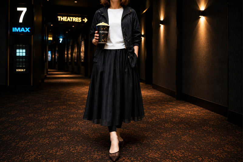 初めての1人映画。映画館の寒さ、レッグウォーマーで乗り切った